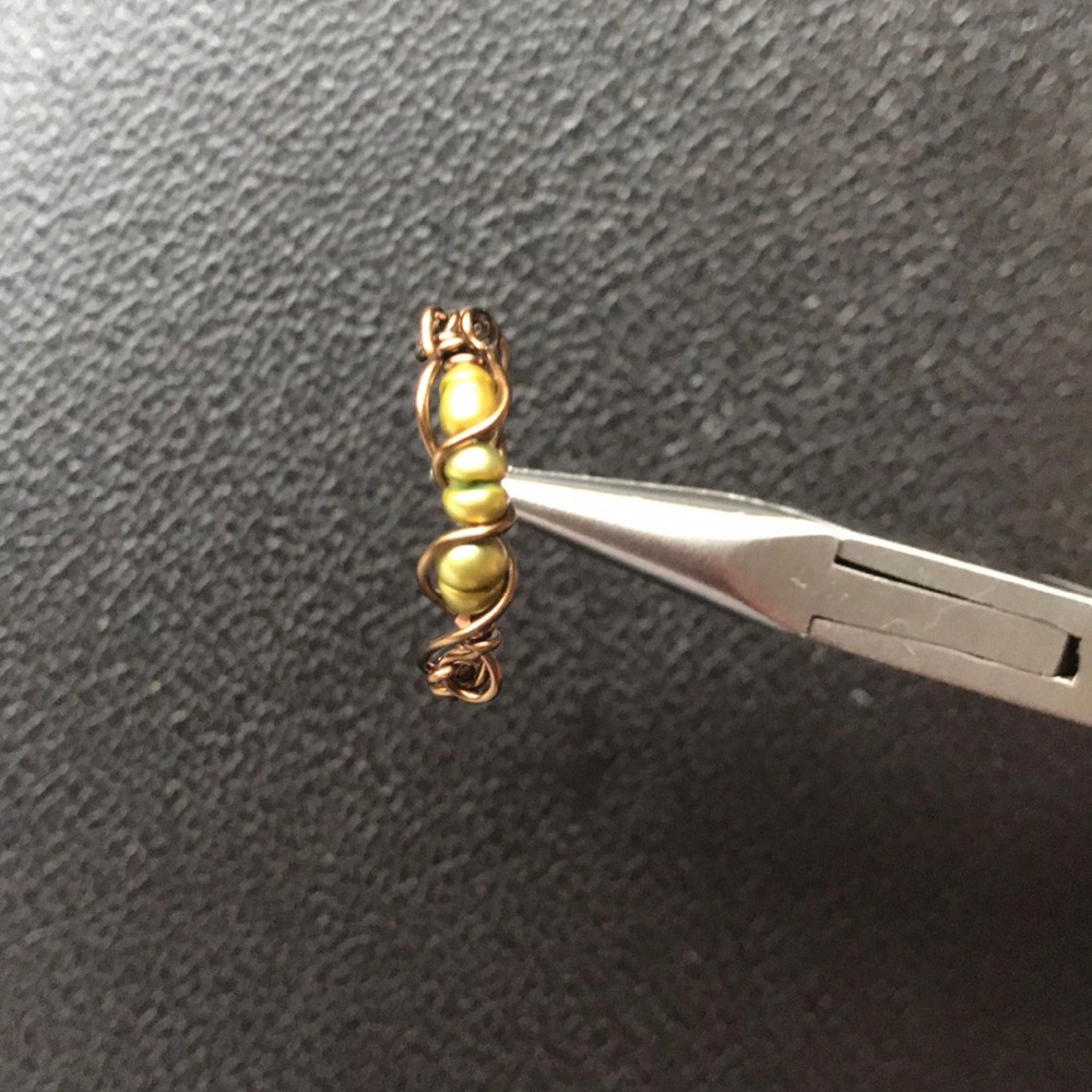 Trinity freshwater pearl ring